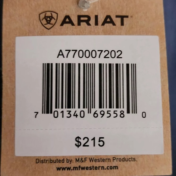 Ariat brown/turquoise bag - Picture 5 of 5